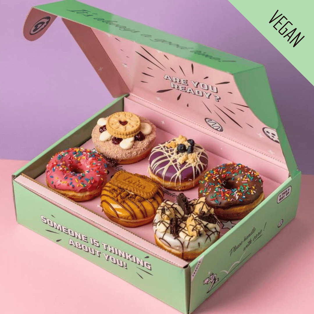 "Vegan Selection" doughnut gift box