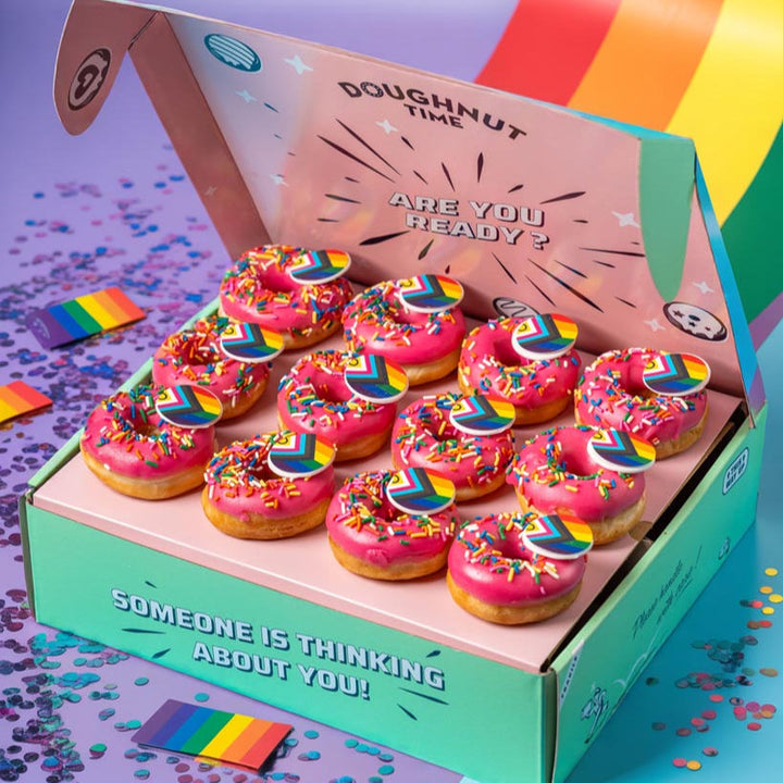 "Pride Month Special" vegan mini doughnut gift box