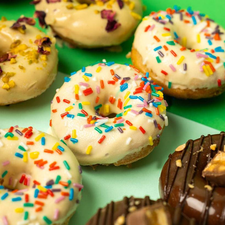 "Choccy Squad" gluten-friendly mini cake doughnut gift box
