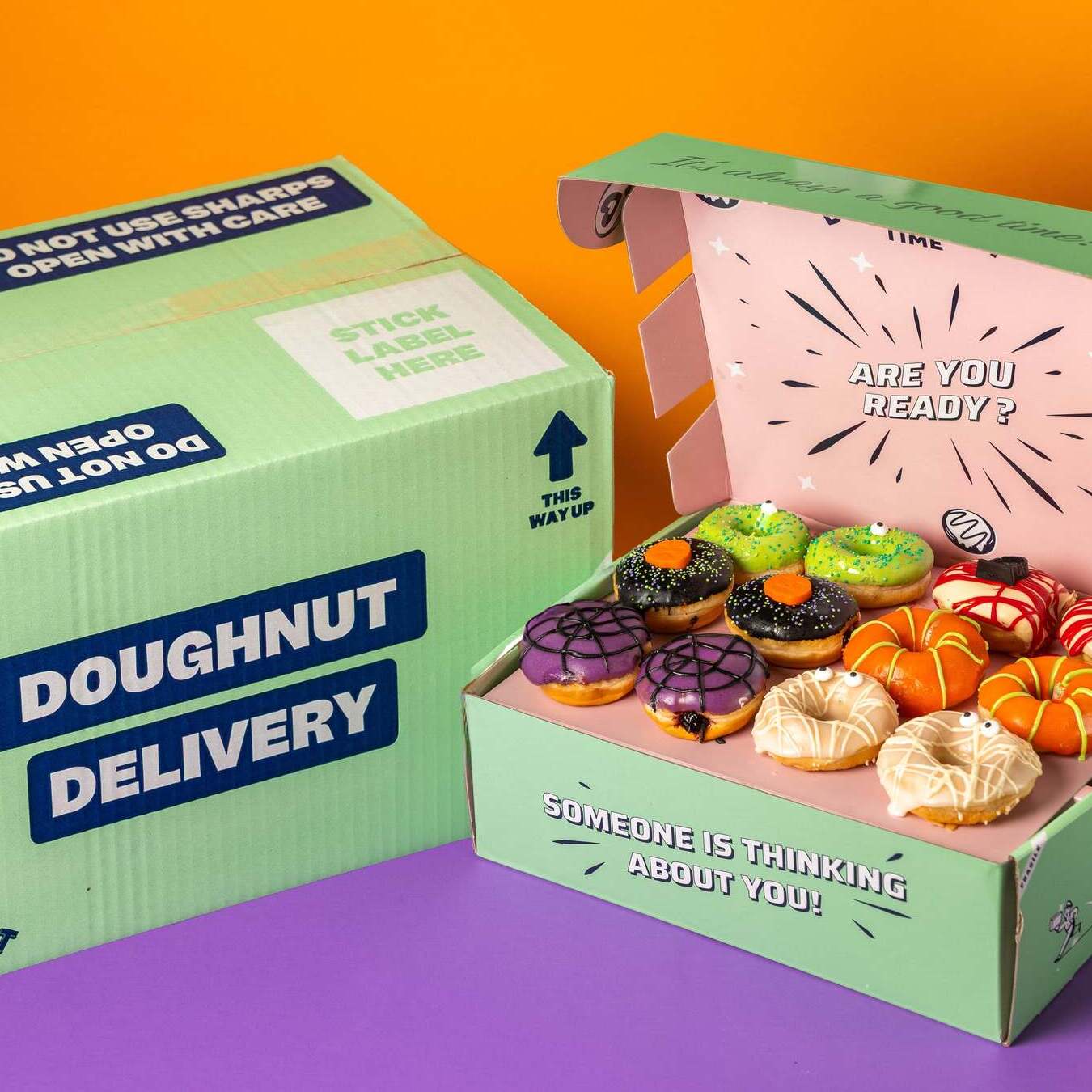 Halloween Mini-Donut 96-Pack Eventbox (VG)