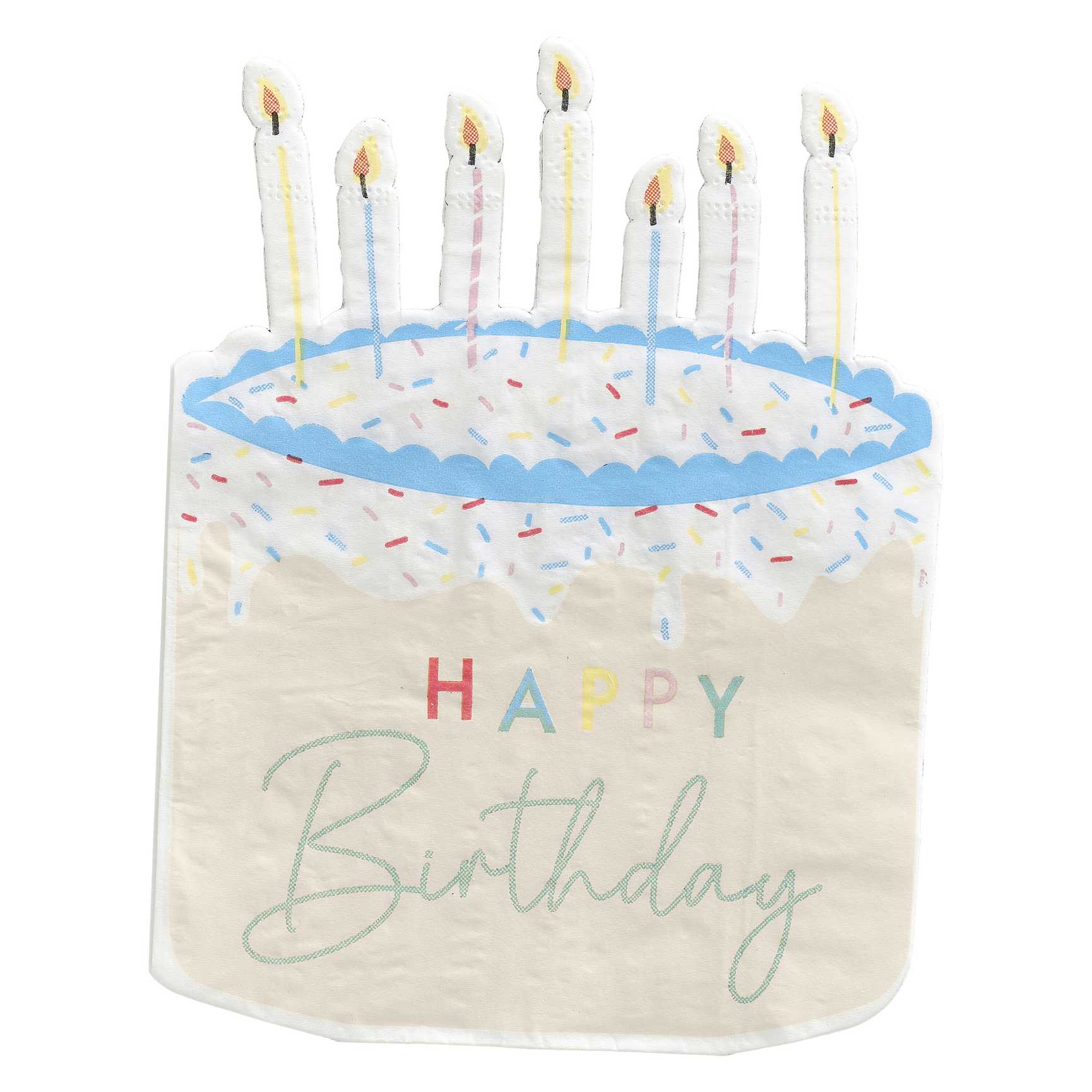 Birthday Cake Paper Napkins