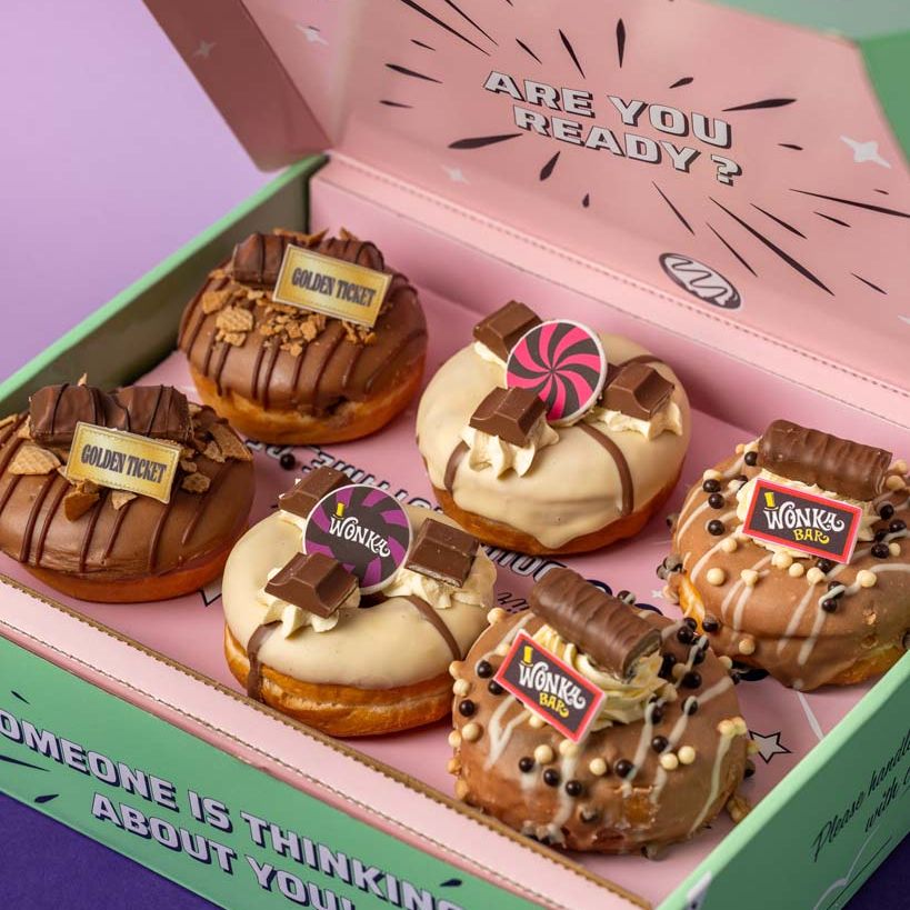 "Willy Wonka Special" doughnut gift box