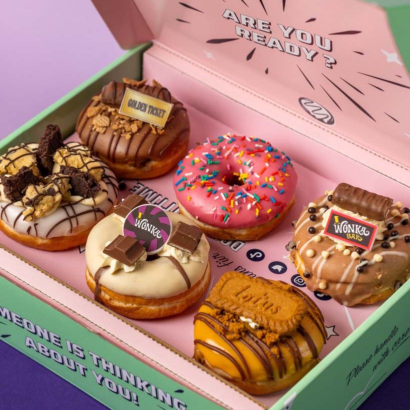 "Wonka's Favorites" doughnut gift box