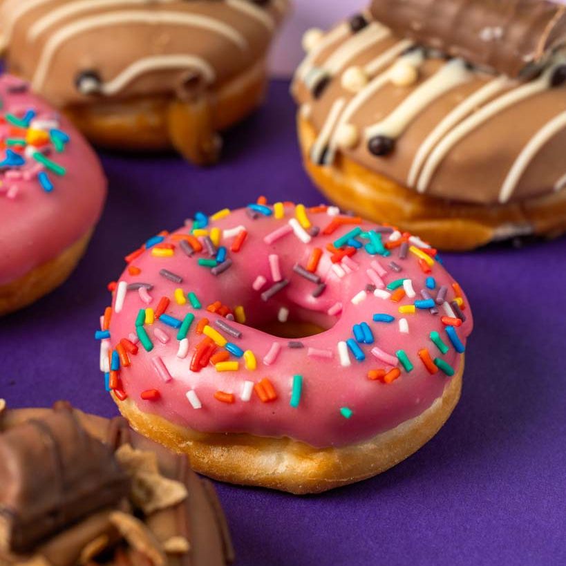 "Wonka's Favorites" mini donut gift box