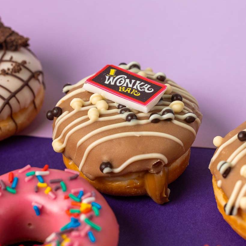 "Wonka's Favorites" mini donut gift box