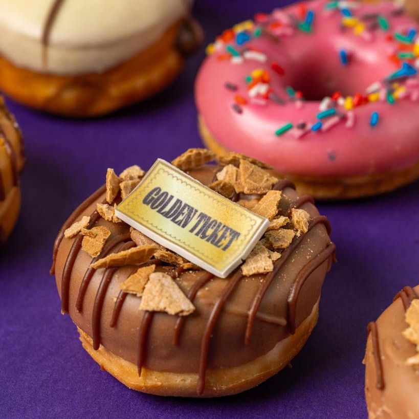 "Wonka's Favorites" mini donut gift box