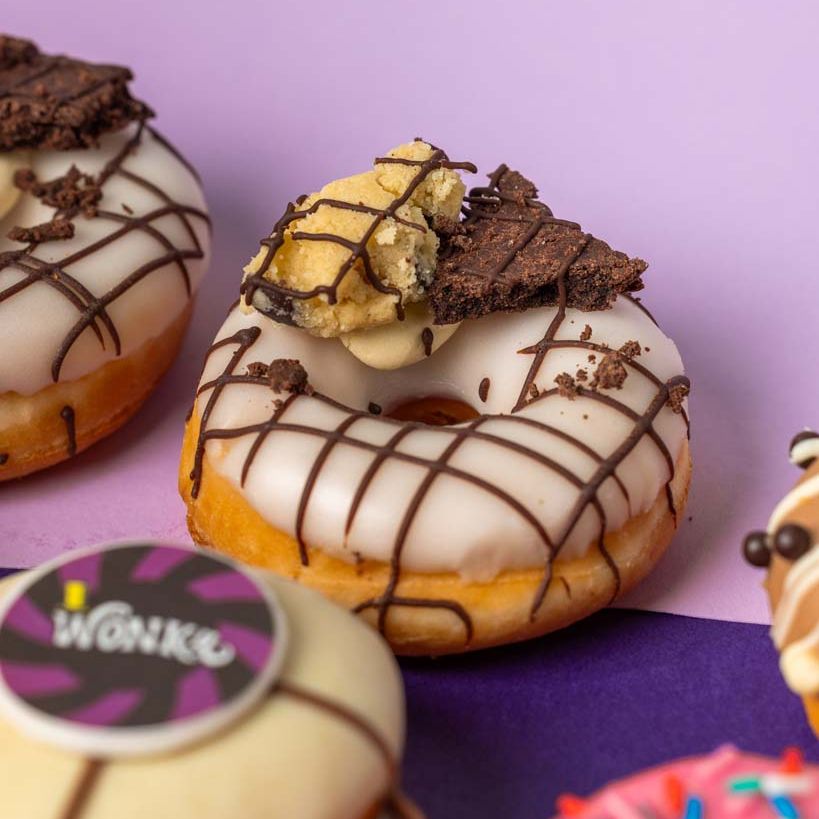 "Wonka's Favorites" mini donut gift box