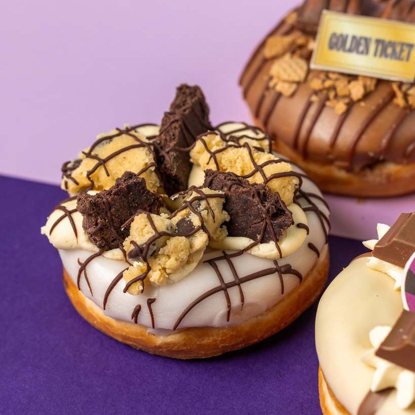 "Wonka's Favorites" donut gift box