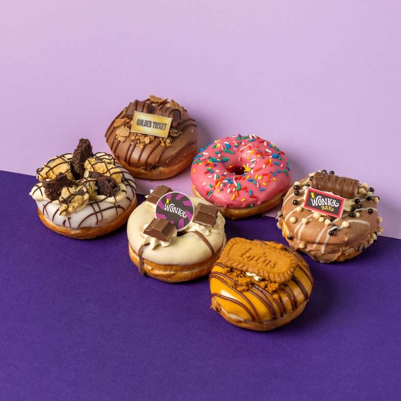 "Wonka's Favorites" donut gift box