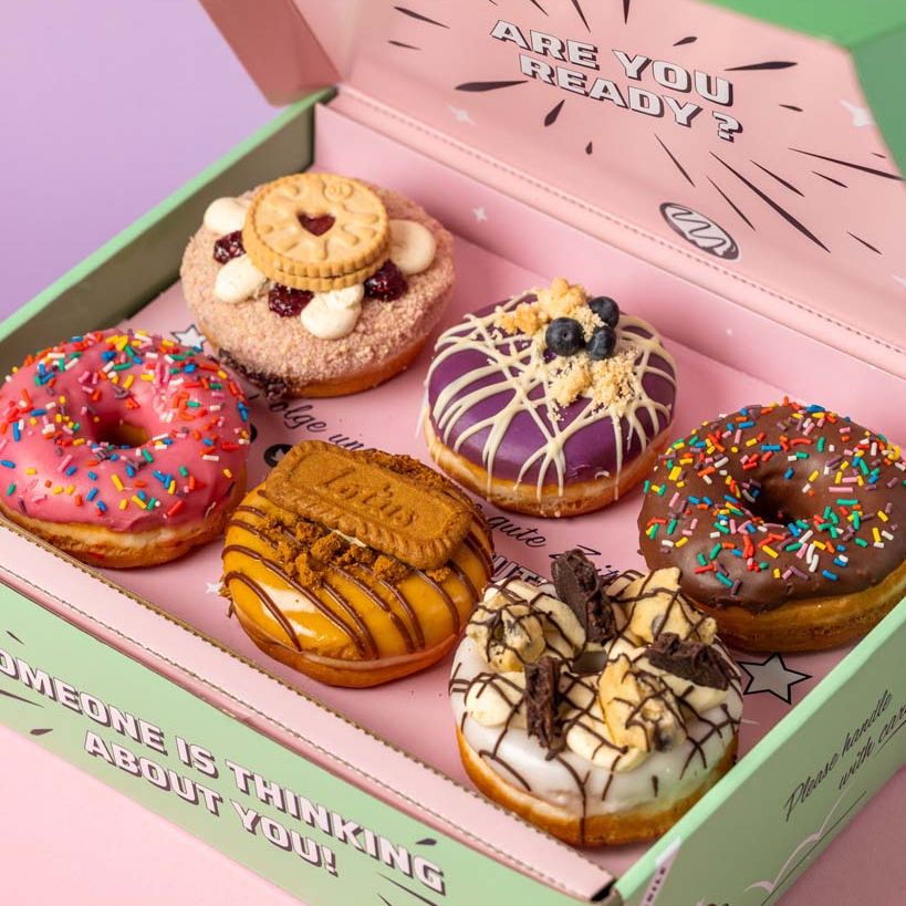 "Vegan Selection" doughnut gift box