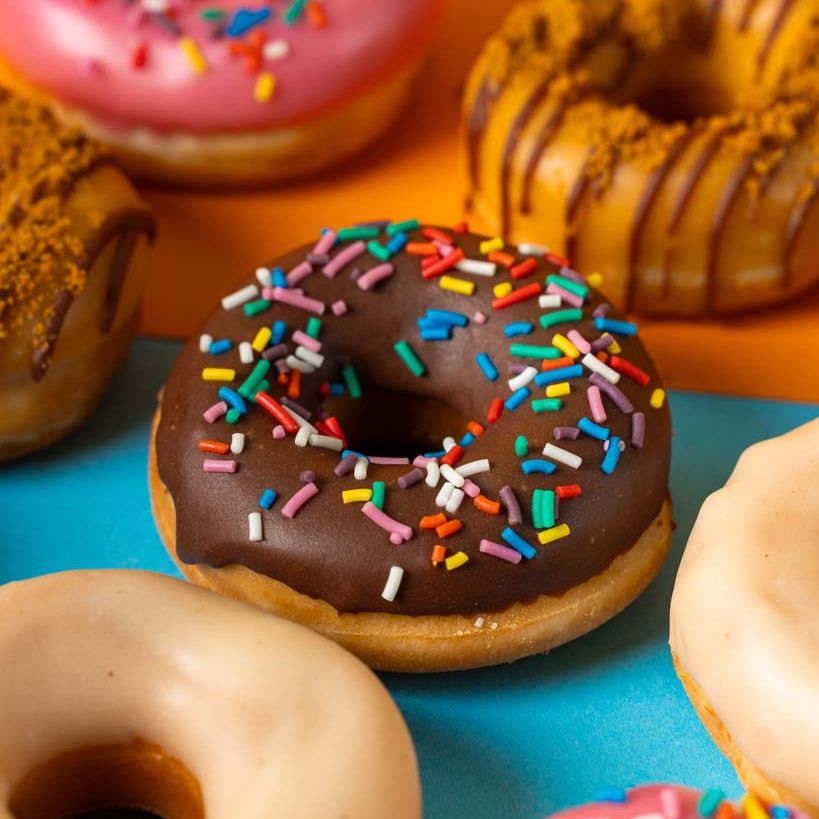 "Classic Rings" vegan mini doughnut gift box