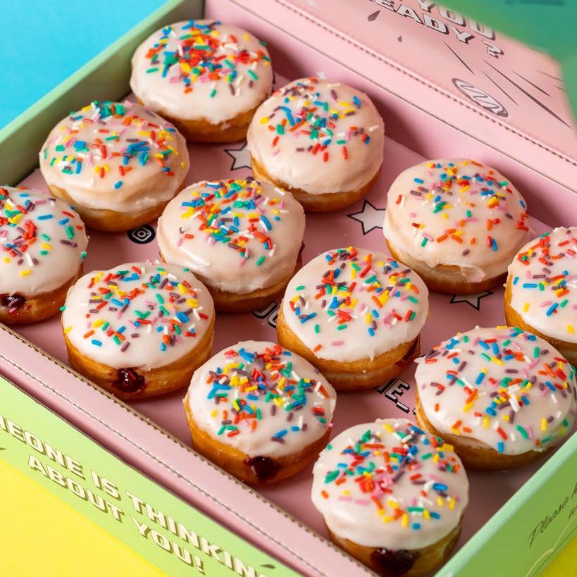 "Mini Berliner" vegan mini doughnut gift box