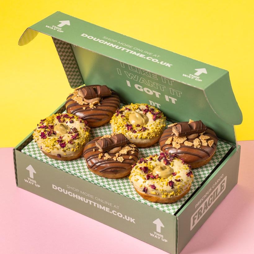 "Chocolate-Pistachio" doughnut gift box