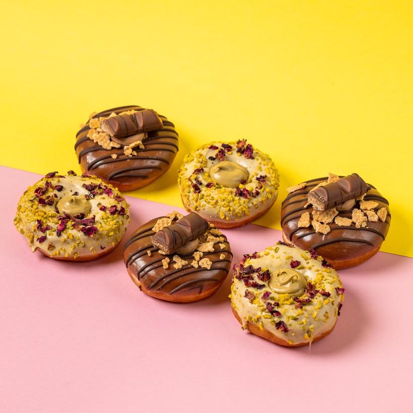 "Chocolate-Pistachio" doughnut gift box