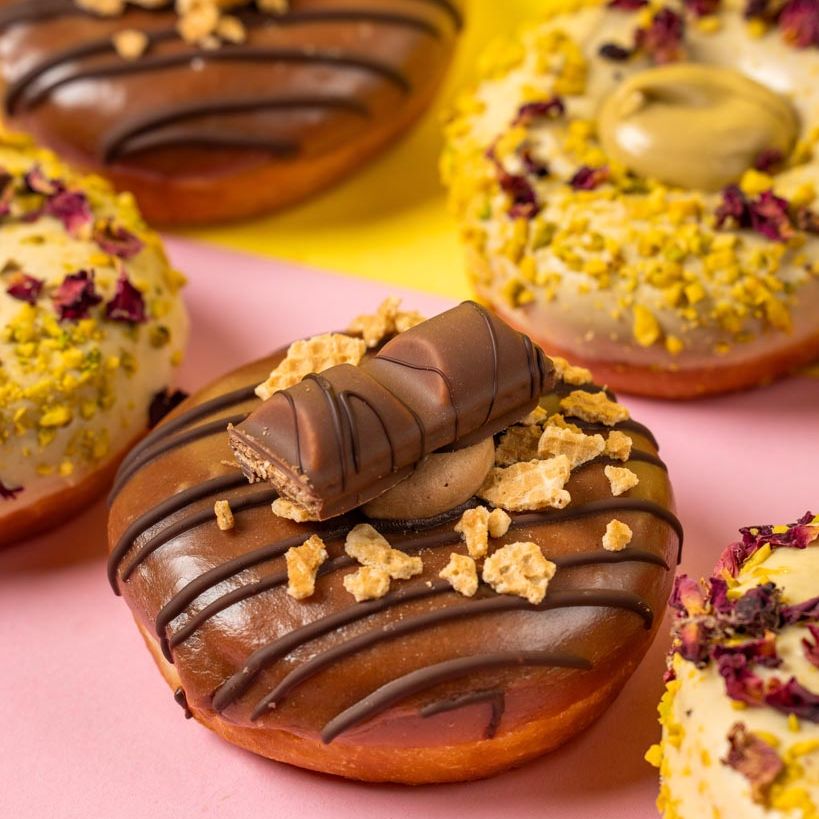 "Chocolate-Pistachio" doughnut gift box