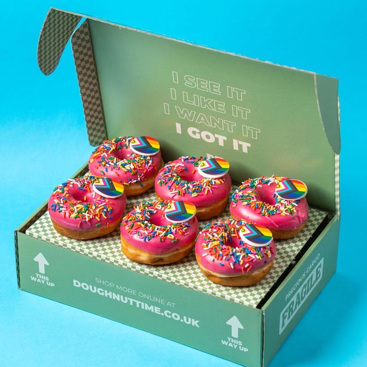"Pride Month Special" vegan doughnut gift box