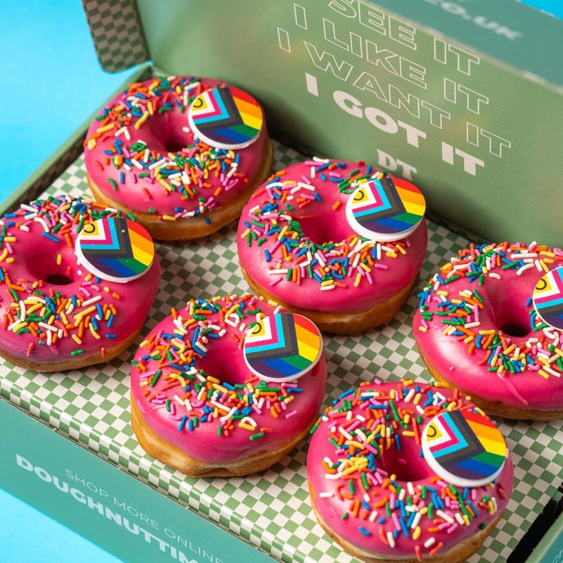"Pride Month Special" vegan doughnut gift box