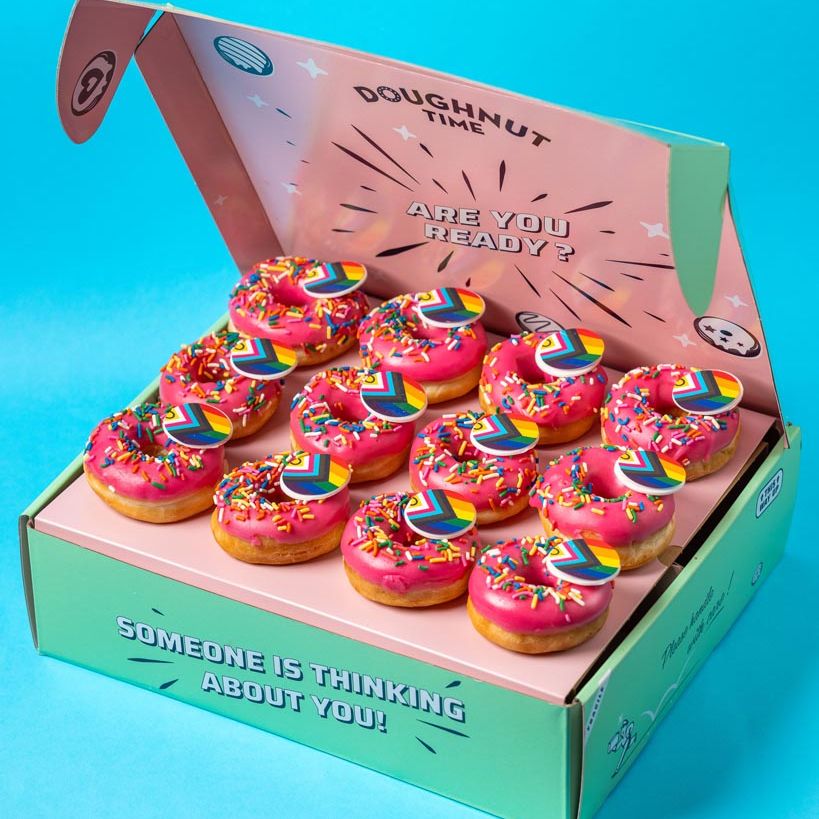 "Pride Month Special" vegan mini doughnut gift box