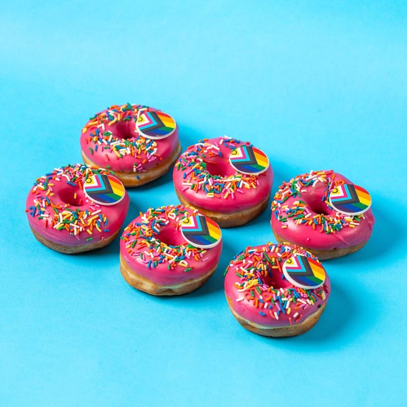 "Pride Month Special" vegan doughnut gift box