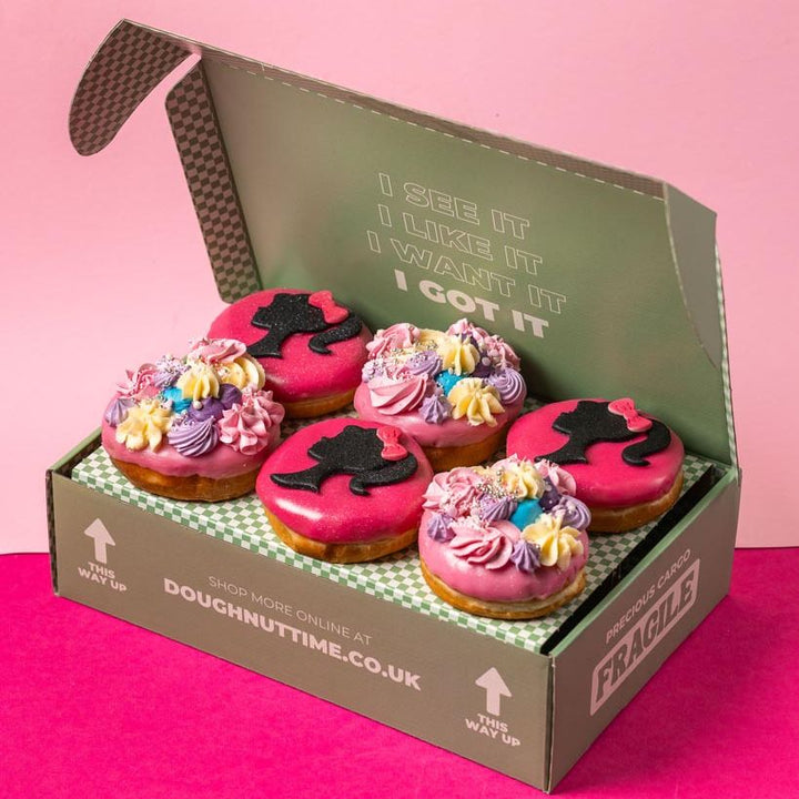 "Barbie Girl" vegan doughnut gift box
