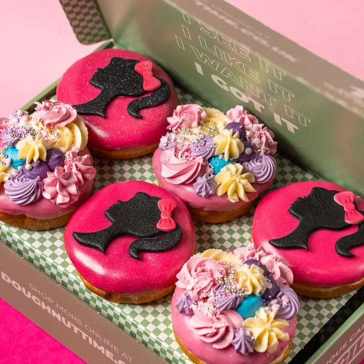 "Barbie Girl" vegan doughnut gift box