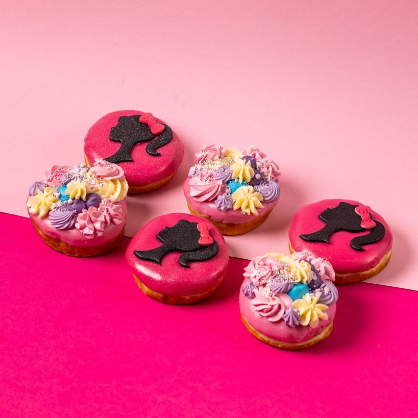 "Barbie Girl" vegan doughnut gift box