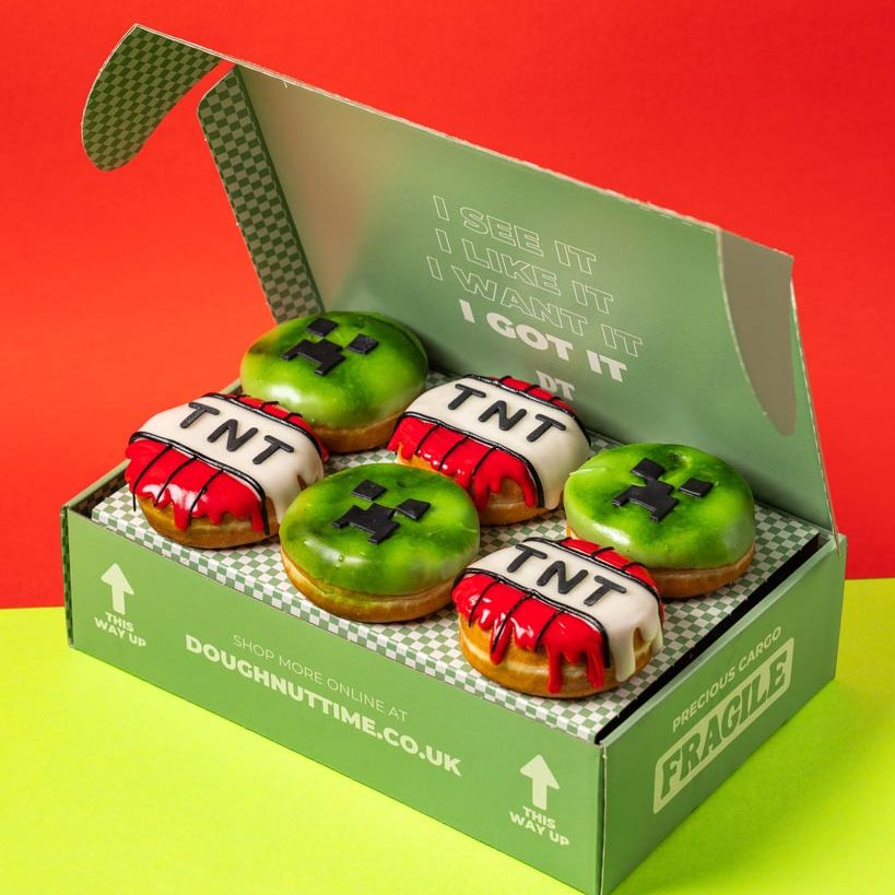 "Minecraft Special" vegan doughnut gift box