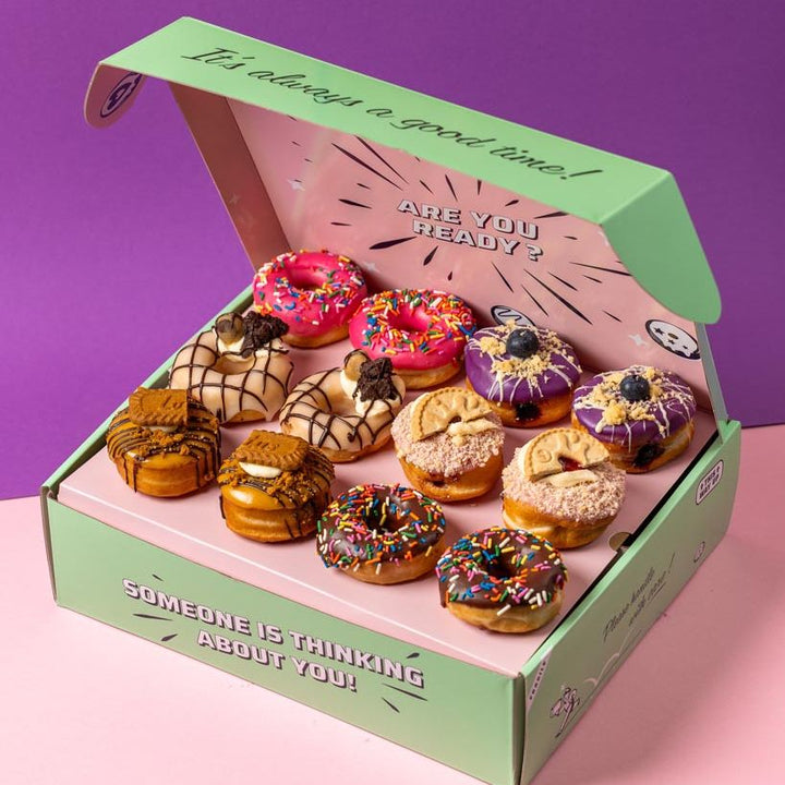 "Vegan Selection" mini doughnut gift box