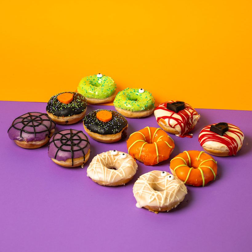 Halloween mini doughnut gift box
