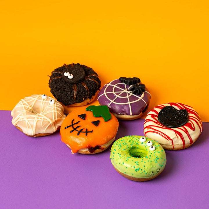 "Vegan Halloween" doughnut gift box