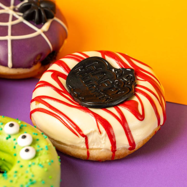 "Vegan Halloween" doughnut gift box