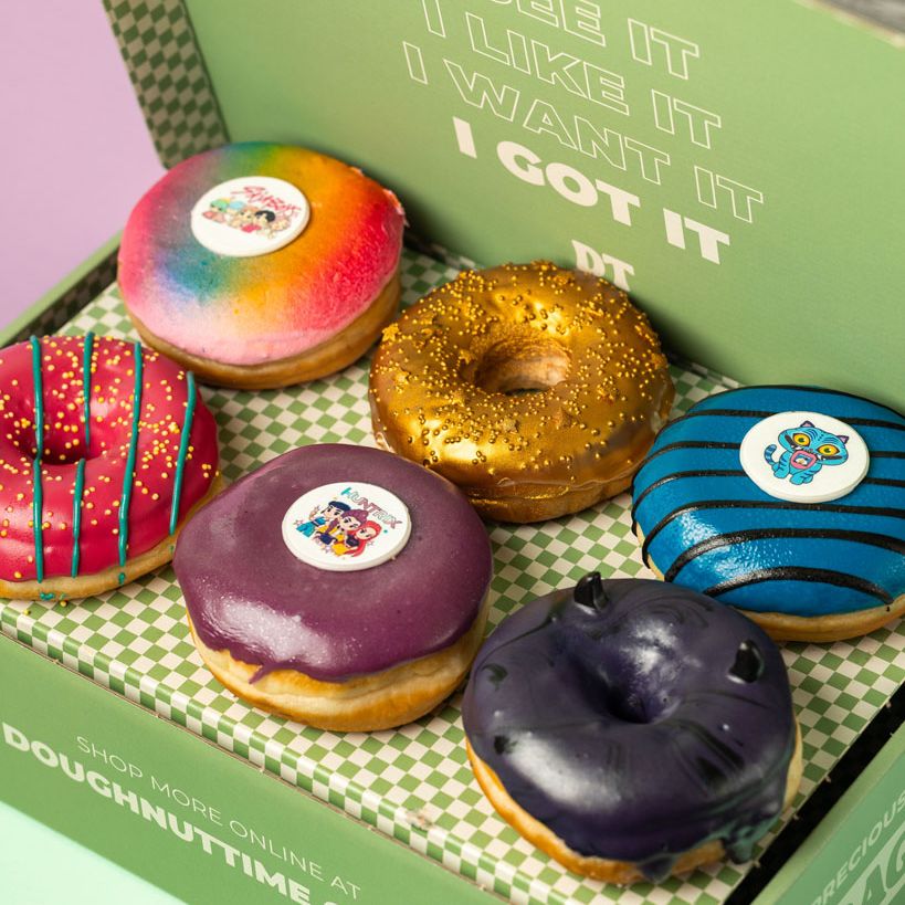 "K-Pop Special" vegan doughnut gift box
