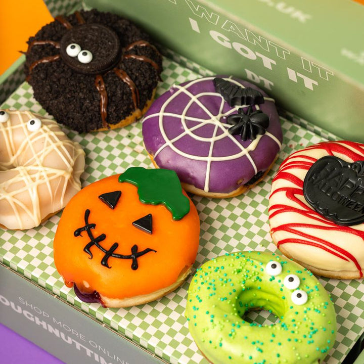 "Vegan Halloween" doughnut gift box