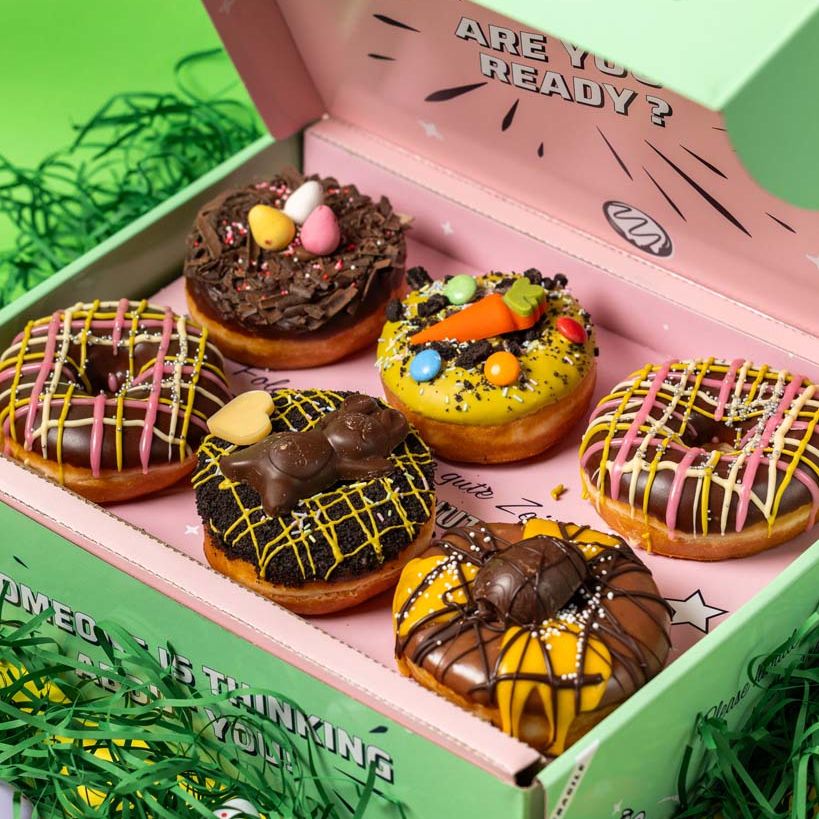 "Vegan Easter" doughnut gift box