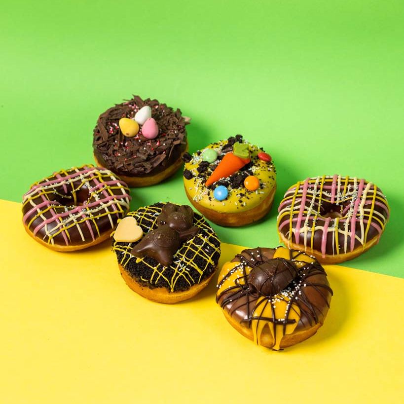 "Vegan Easter" doughnut gift box