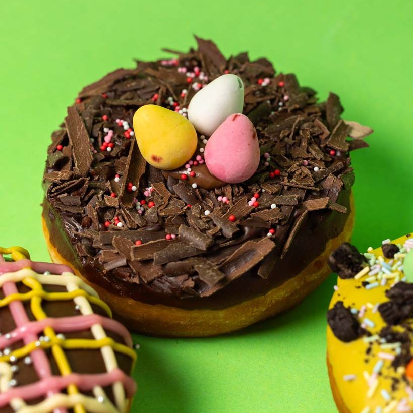 "Vegan Easter" doughnut gift box