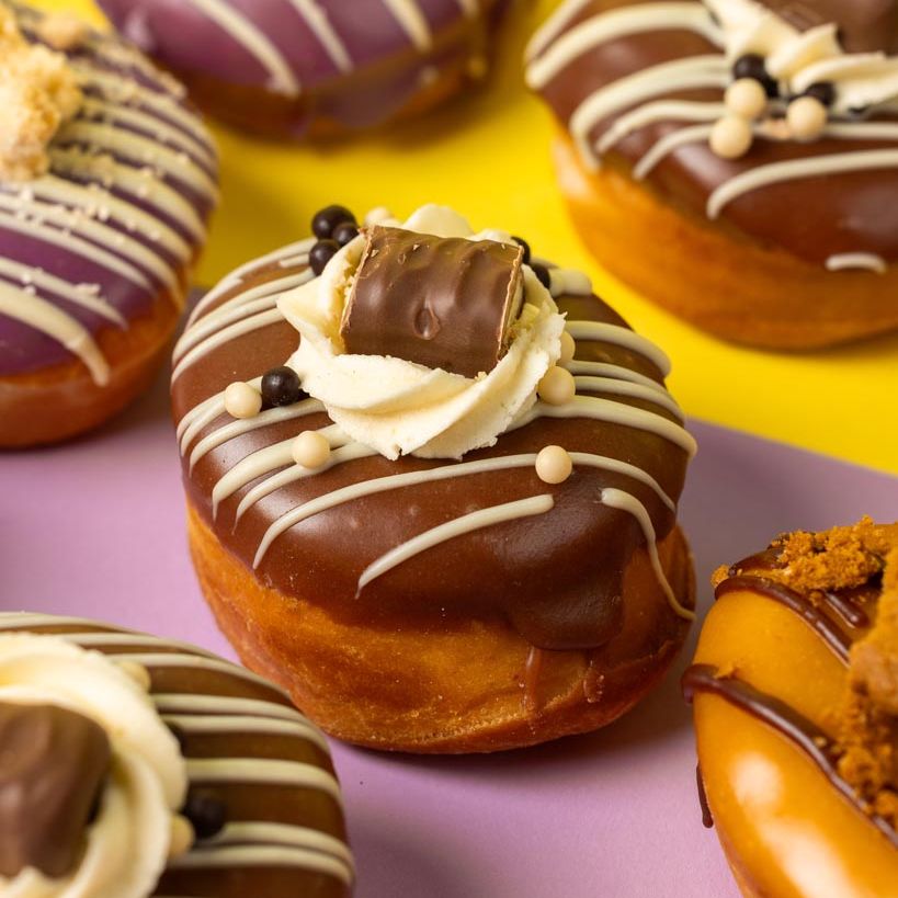 "Filled with Love" mini doughnut gift box