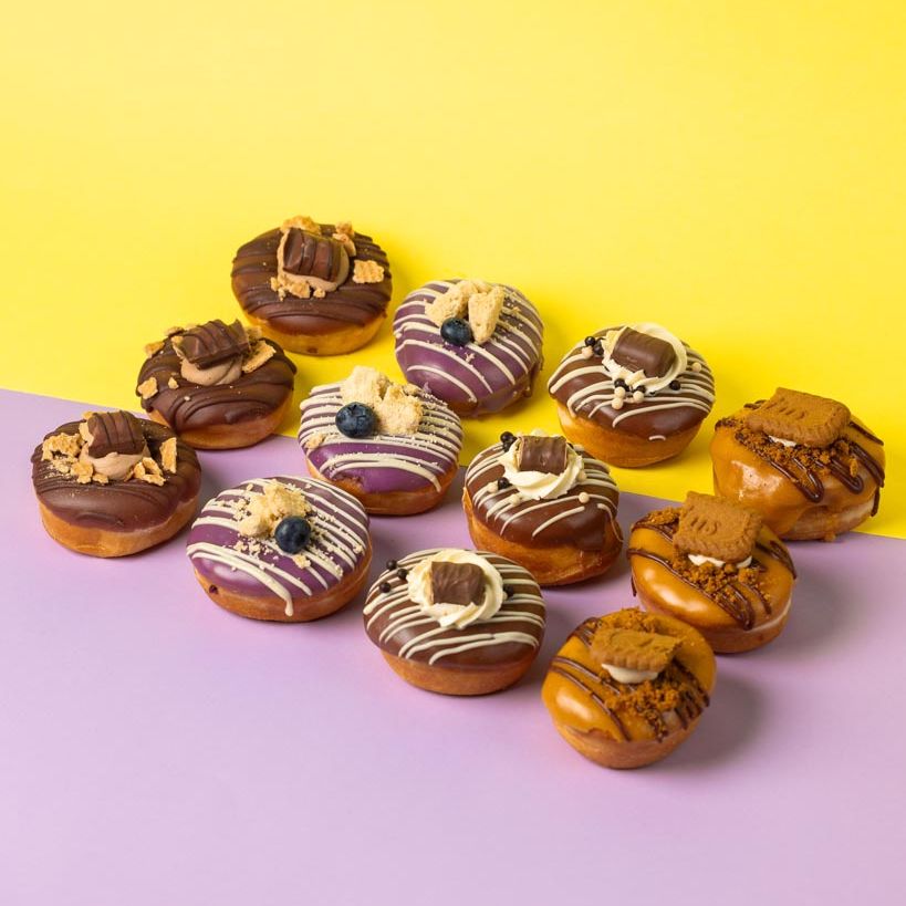 "Filled with Love" mini doughnut gift box