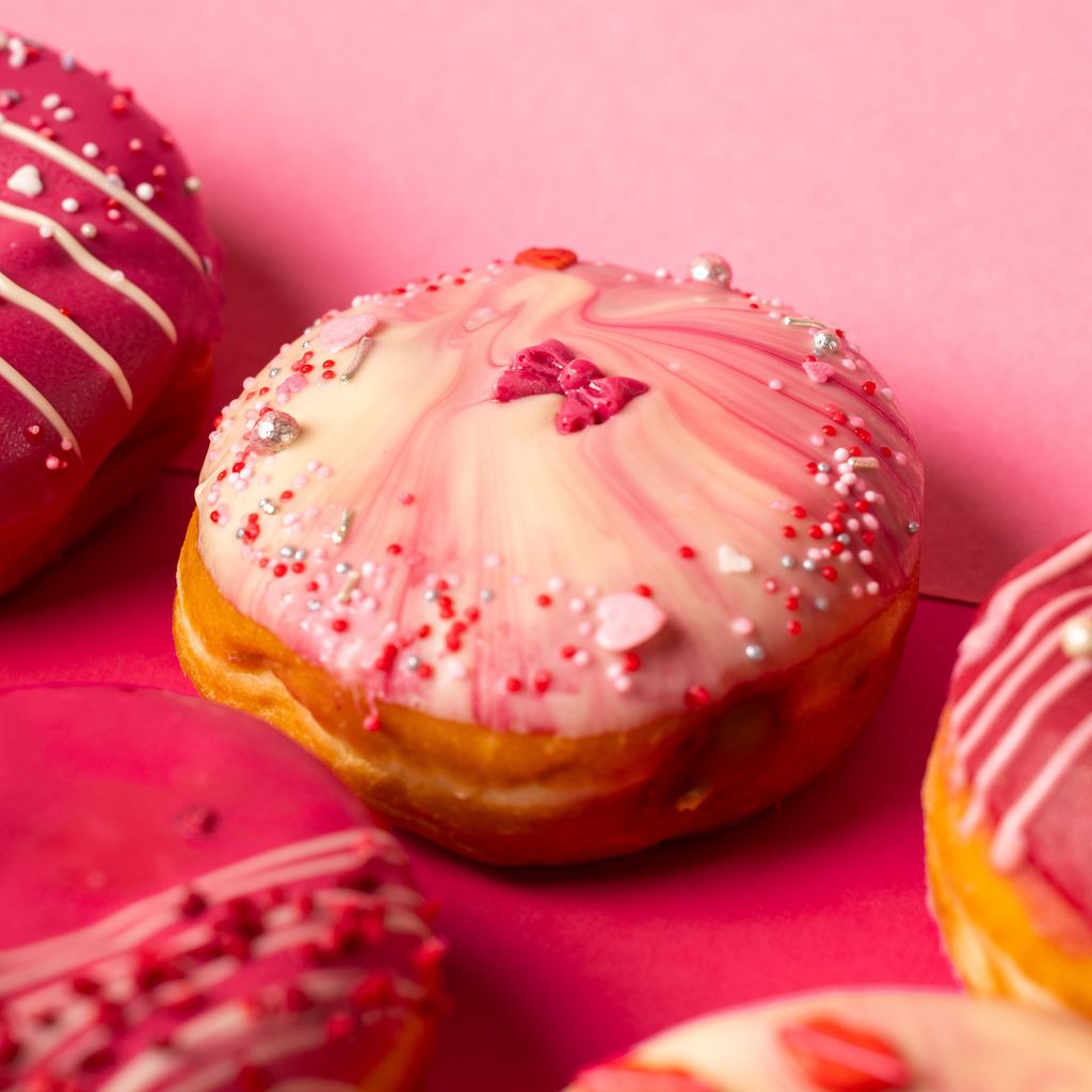 "Pink Party" Donut gift box (vegan)