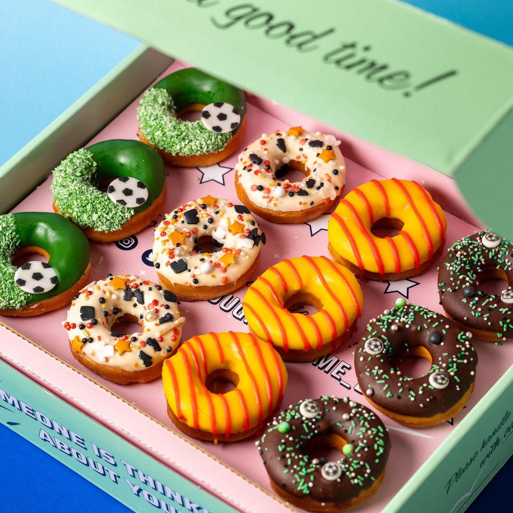 "Football star" Mini-Donut gift box