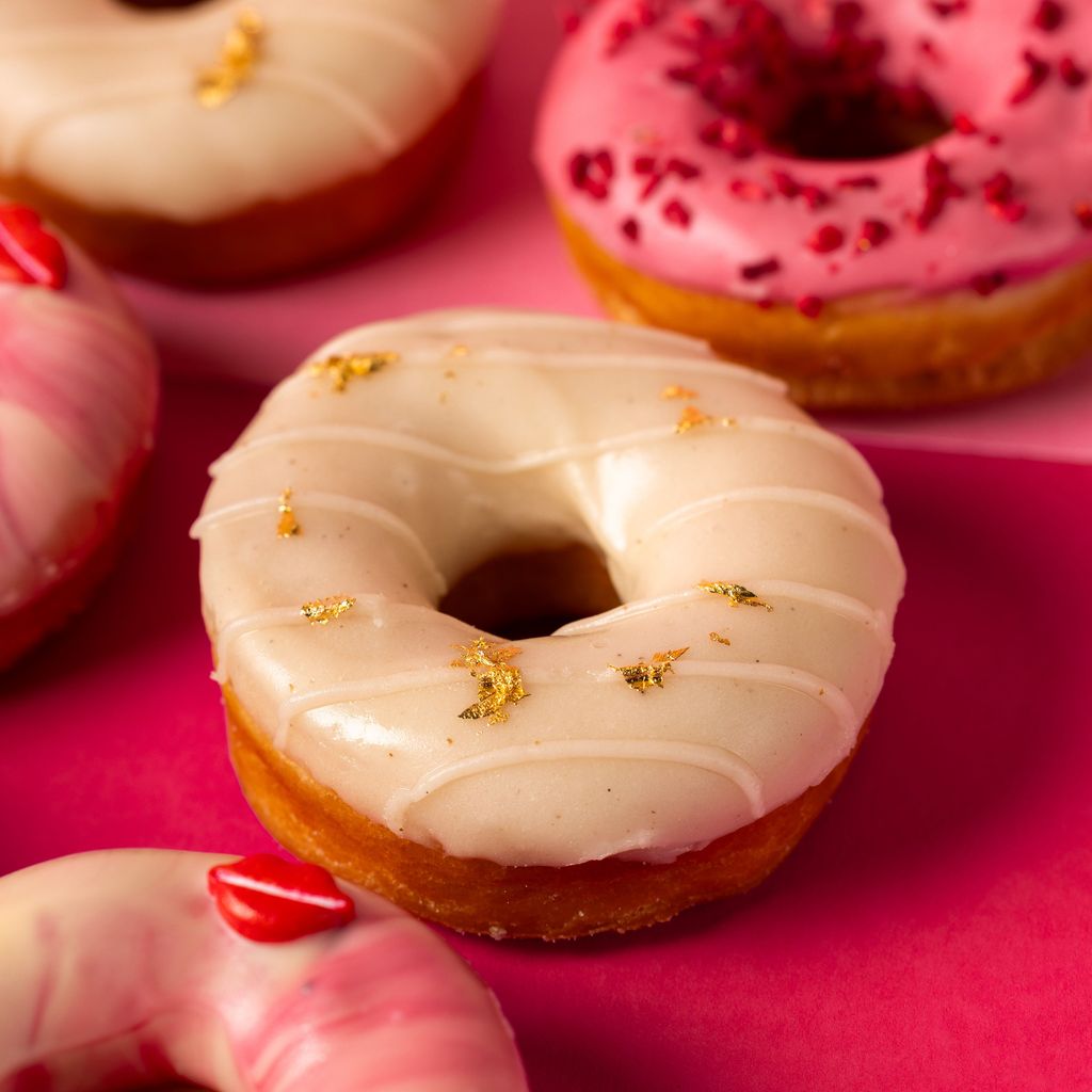 "Pink Party" Mini-Donut gift box (vegan)